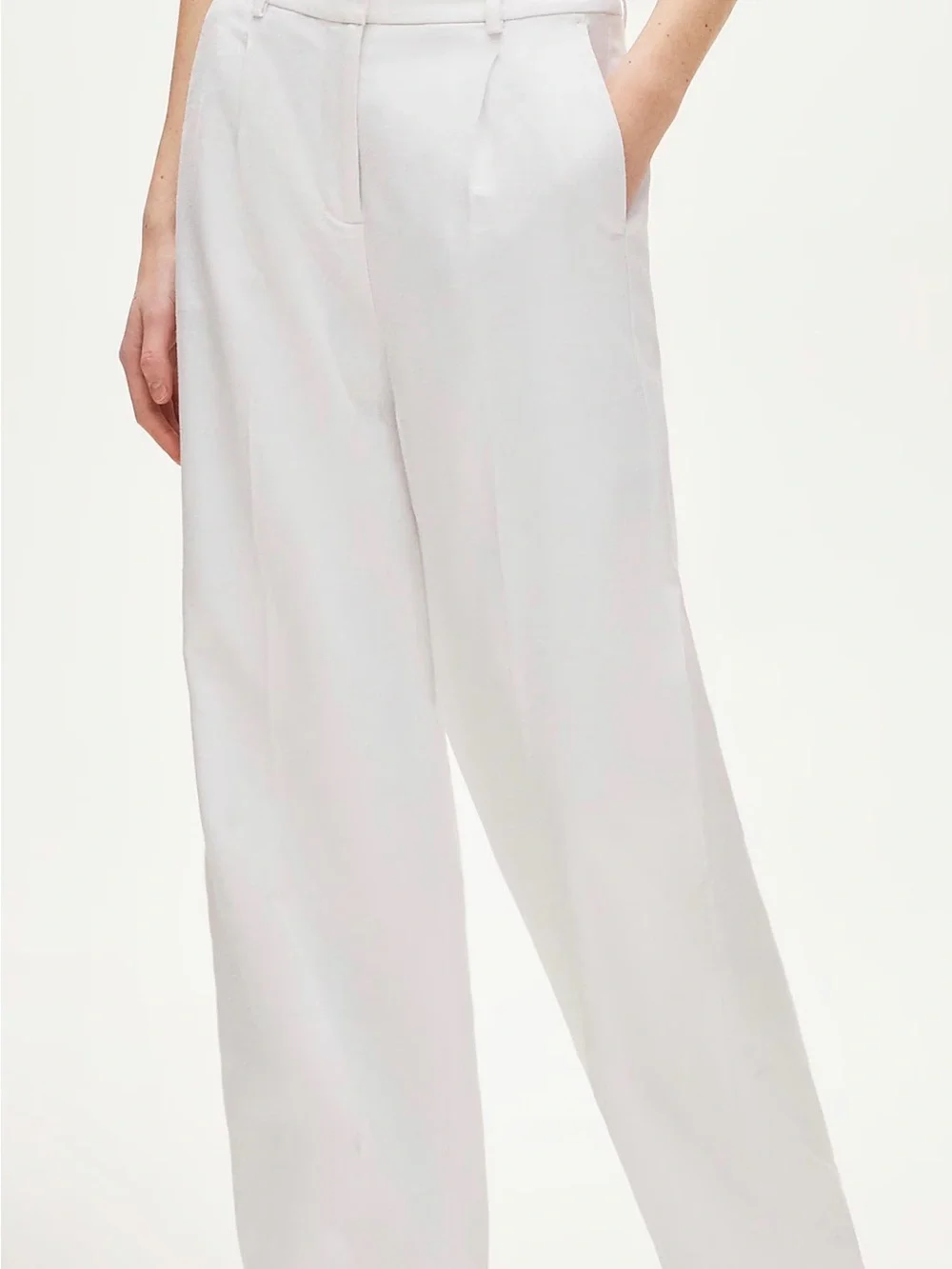 J crew gramercy Wide-Leg White Women's Trousers pants sz 12 NWT